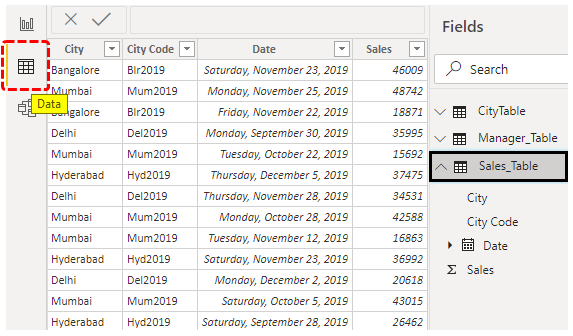 Power BI Vlookup (Sales Table)