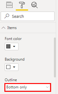 Slicers Power BI - Add Border