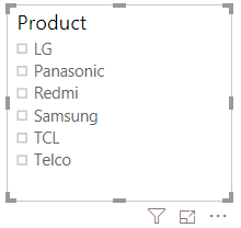 Slicers Power BI - Slicer with Names
