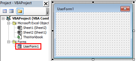 VBA Combo box Example 1-16