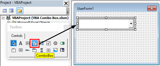 VBA Combo box Example 1-17
