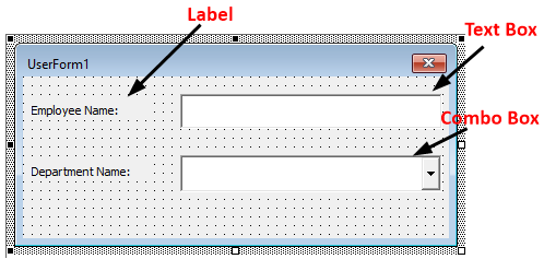 create userform Example 1-23