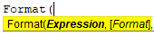 VBA Format Date Syntax