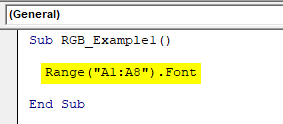 VBA RGB Example 1.3