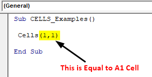 VBA Set Range Example 2-1