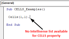VBA Set Range Example 2-2