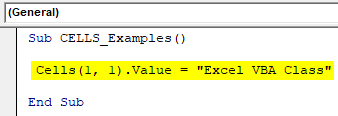 VBA Set Range Example 2-3