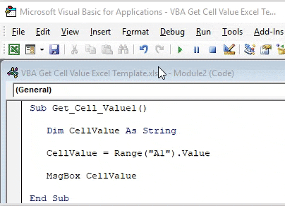 vba get cell value example 2