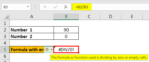#DIV/0 Error