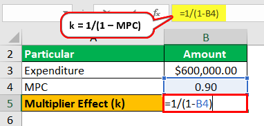 Multiplier Formula - Example 2.2