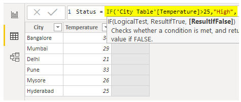 Power BI IF - IF Condition - High