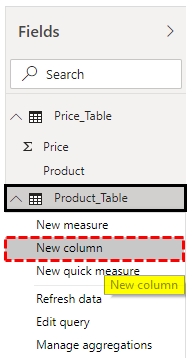 related dax function - New Column