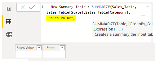 Sales Value Entry
