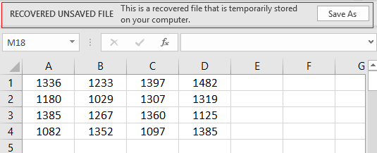Recover Documents step 12