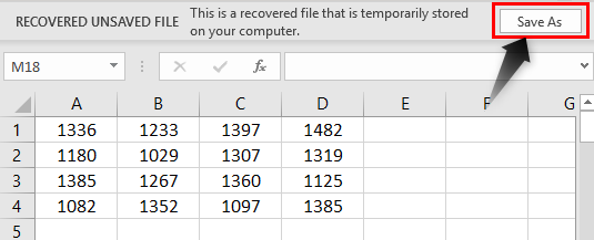 Recover Documents step 13