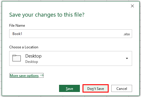 Recover Documents step 8