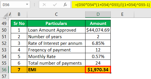 Adjustable rate mortgage calculator Example 1-3