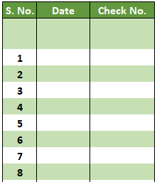 Checkbook Register Format 2