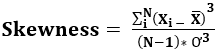 Skewness Formula