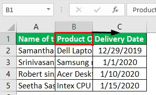 Column Width Example 1-2