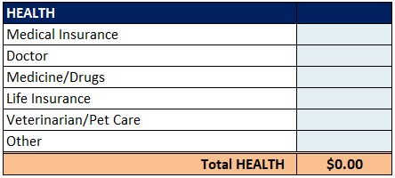Monthly Budget Part 5
