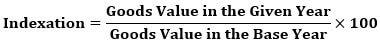 Indexation Formula