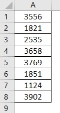 VBA Row Count Example 1
