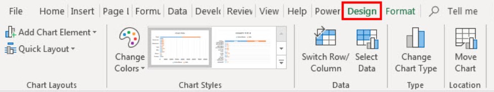 Stacked Bar chart - Design