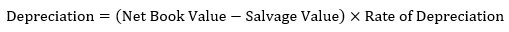 Declining Balance Method Formula