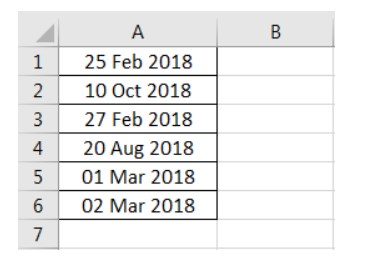 dates are converted to the format dd mmm yyyy.