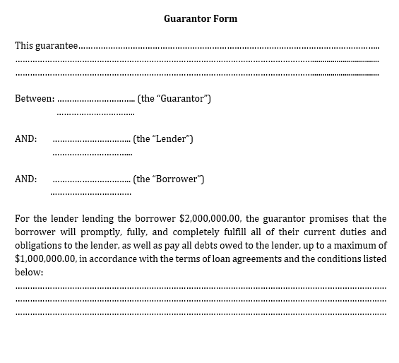 Guarantor Form