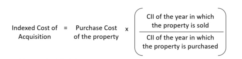 Indexed acquisition cost