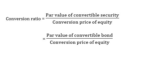 Conversion ratio formula