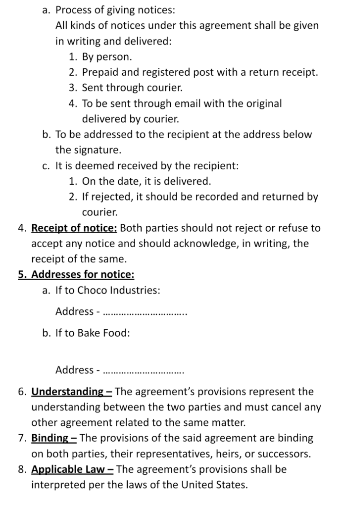 Standstill Agreement Template