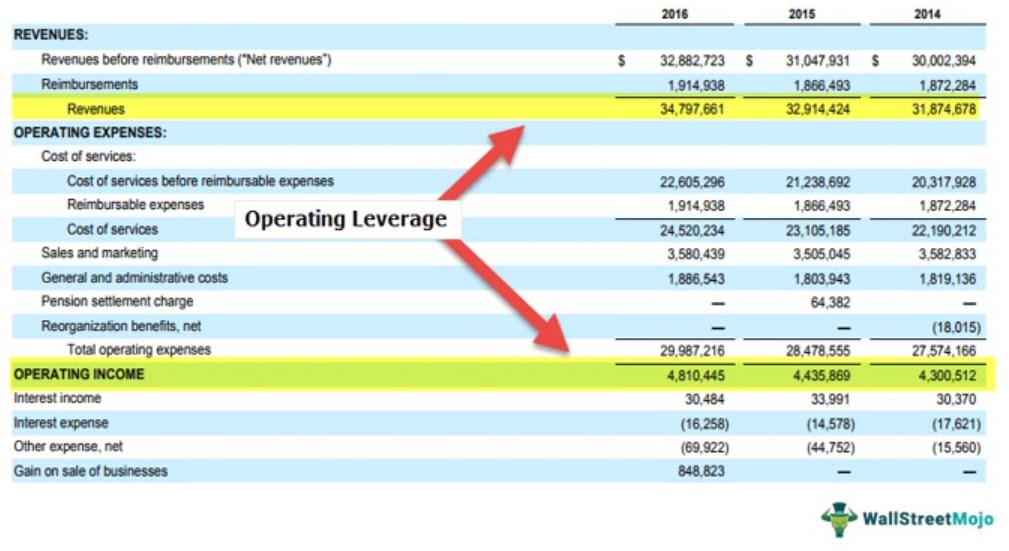 Operating Leverage Example 3