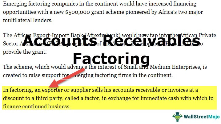 Accounts Receivable Factoring Definition