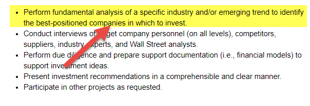 Buy Side Analysts 1