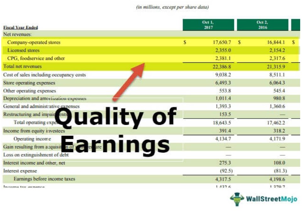 What Is Quality Of Earnings