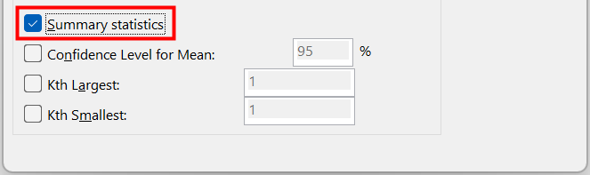 Descriptive Statistics in Excel - Key Takeaways