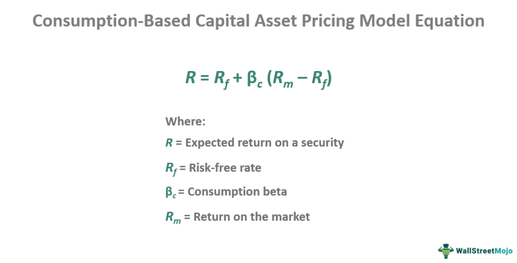 Consumption-Based Capital Asset Pricing Model Equation