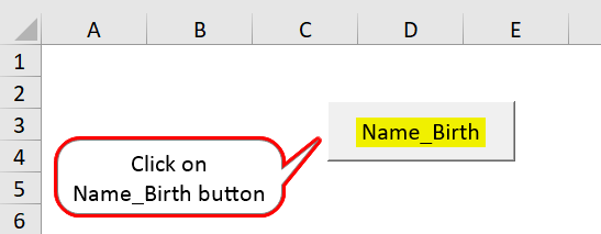 Insert Button in Excel - Example