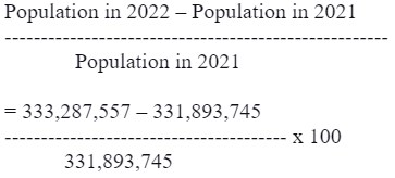 growth rate example