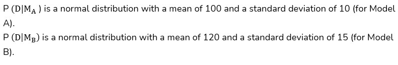 Bayesian model averaging formula 1-1