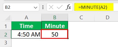 Minutes excel Definition 1-1