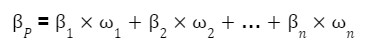 Portfolio Beta Formula 1