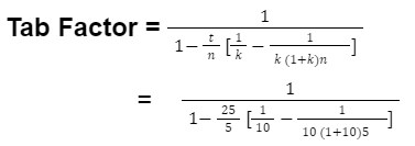 TAB Factor Example