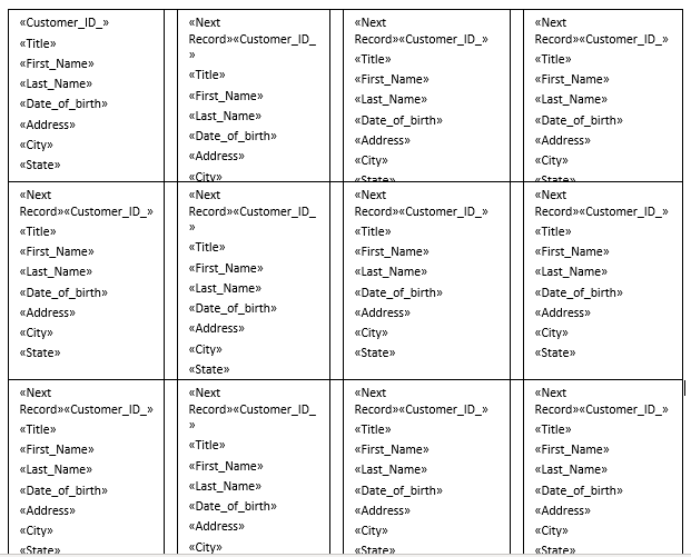 Print Labels From Excel - Example 3 - Step 5 - update labels