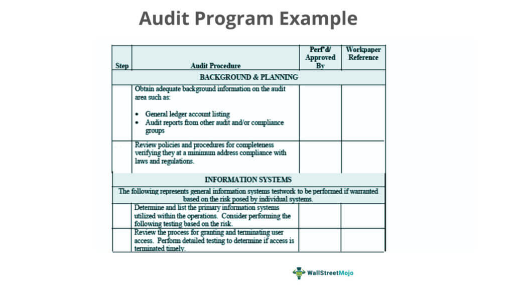 Audit Program