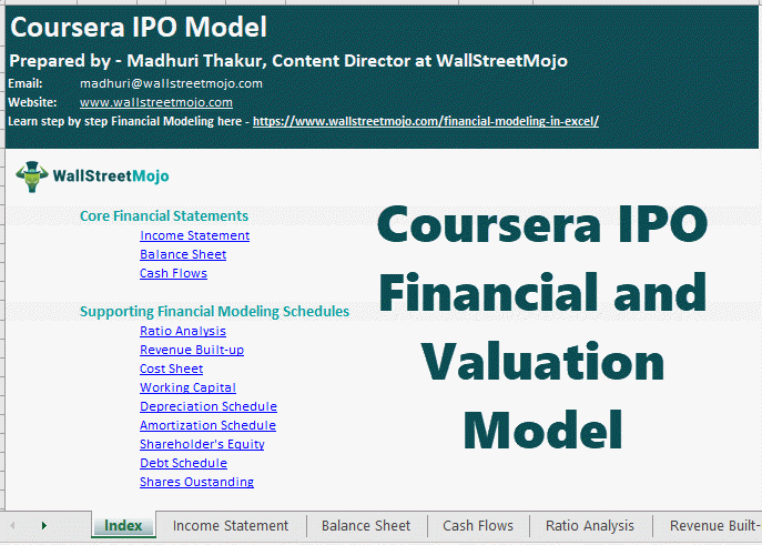 Coursera Financial Model
