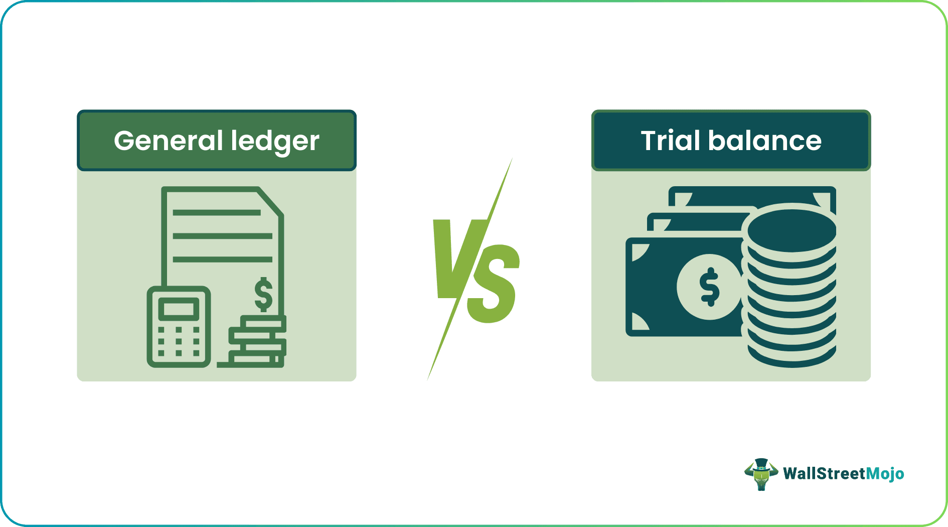 General Ledger vs Trial Balance